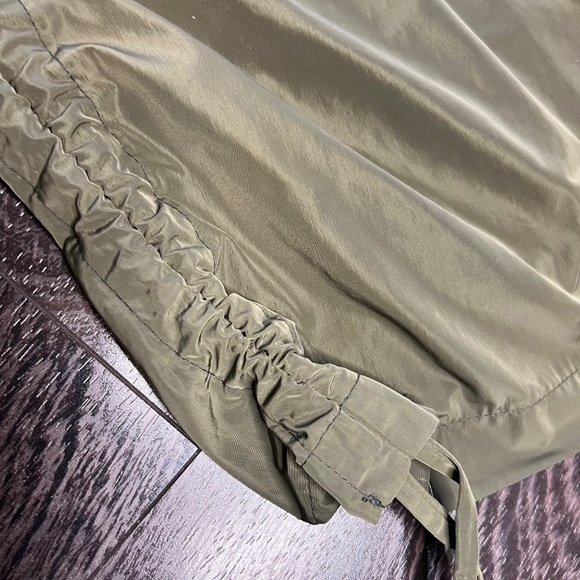 Bryn Walker Brand Unlined Army Green Parachute Windbreaker Pants XS - Picture 3 of 6